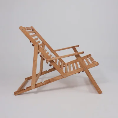 Кресло-шезлонг с подлокотниками DYATEL сиденье из дерева сосна (цвет дуб)_6