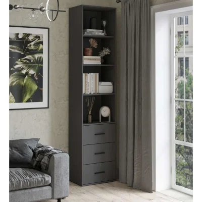 Шкаф комбинированный SKILL-24, антрацит_3