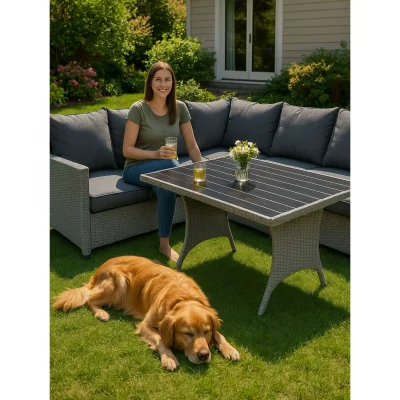 Комплект садовой мебели ROSEWOOD (диван 2шт, стол 1шт), серый_3