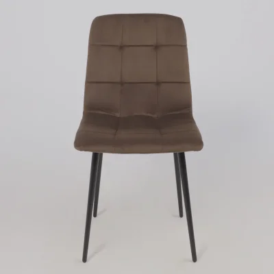 Стул AV 406-N, шоколадный бархат Confetti chocolate/черный_10