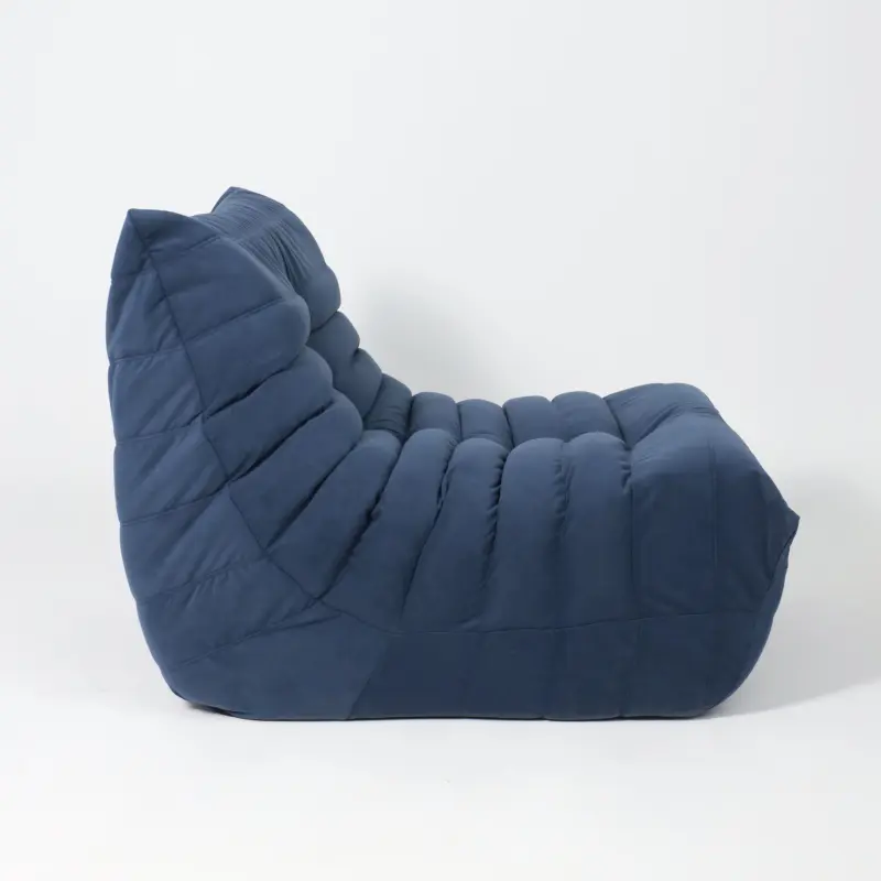 Бескаркасное кресло Француз BeanBag 90*45 / микровелюр, Джинс_preview_9