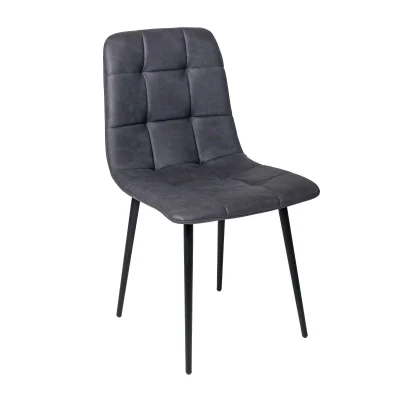 Стул AV 406-N, графитовая замша Kiprus 13/черный фотография