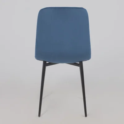 Стул AV 406-N, синий бархат Confetti deep ocean/черный_13