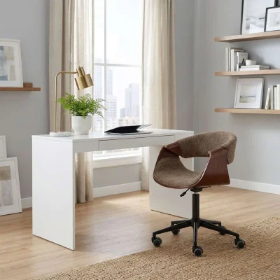 Кресло барное ANGARA, букле, коричневый Lisa 421/черный_3