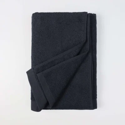 Набор полотенец махровых TANUKI, 2 шт (50*90см+70*140см), черный, 19-0303_5