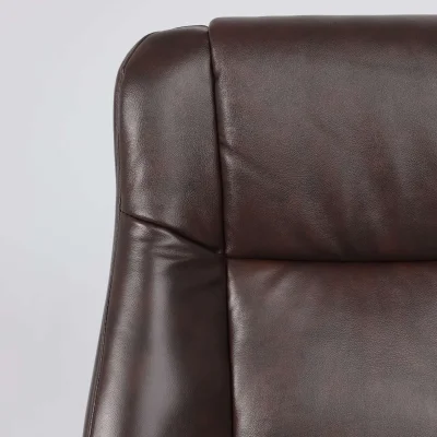 Кресло поворотное KING A, мультиблок, натуральная кожа, темно-коричневый_6