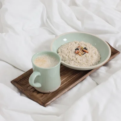 Блюдо глубокое STONE CLAY, керамика, светло-зеленый, d20,5*5,8см_5