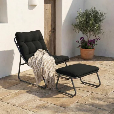 Комплект садовой мебели CHILLOUT (кресло 1шт, пуф 1шт), черный_5
