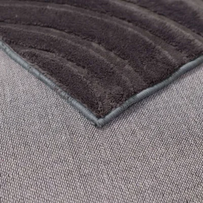 Ковер GEOMETRY FAUX FUR, геометрия, темно-серый 80*150см_5