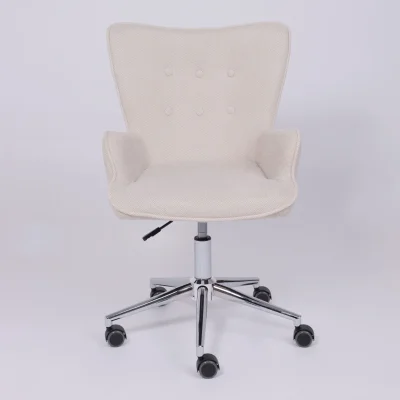 Кресло поворотное BELLA, букле/белый_3