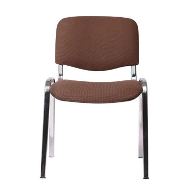 Стул на раме ISO CHROME С-24, ткань, коричневый_2