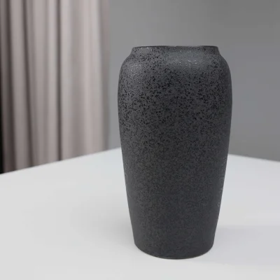 Ваза керамическая MERCY, серый, 15*15*26см_5