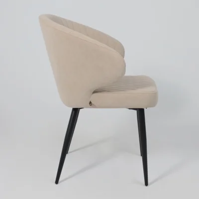 Стул ROB, b03 CREAM LUX\черный_6