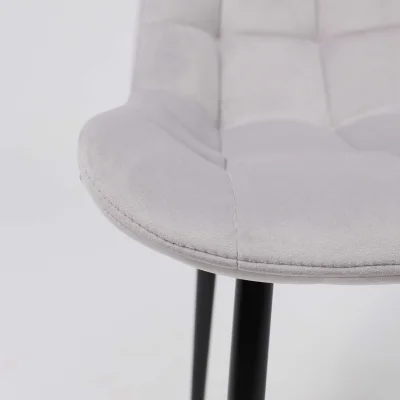 Стул AV 405, светло-серый бархат Н-09/черный_6