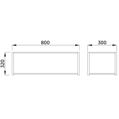 Полка для обуви FORTUNA, ECONOM_3