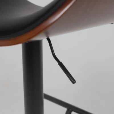 Кресло барное ROCKER, экокожа, черный/черный_17