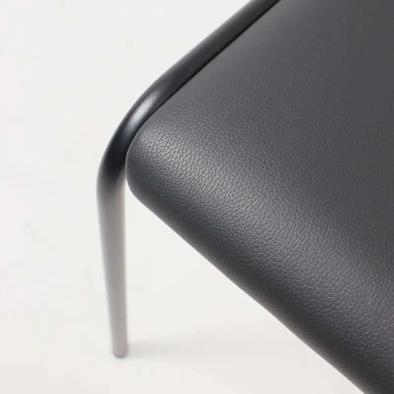 Стул на раме ASCONA BLACK V-4, кожзам, черный, ECONOM_preview_8