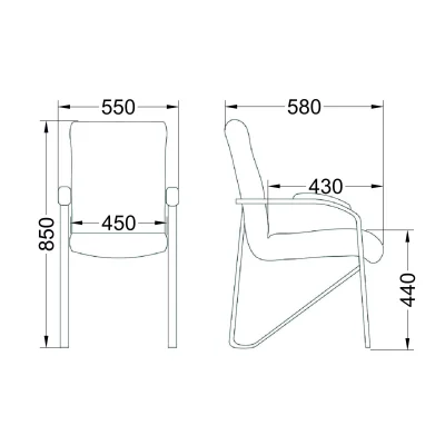 Кресло SAMBA AKS-1 Pegasso крем, мягкие подлокотники_5