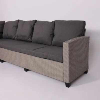 Комплект садовой мебели ROSEWOOD (диван 2шт, стол 1шт), серый_27