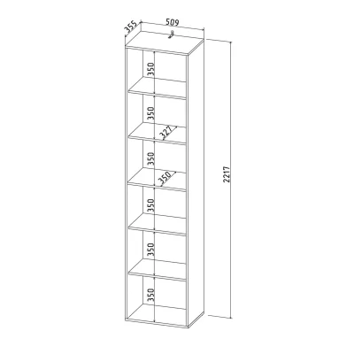 Шкаф SKILL-21, белый_5