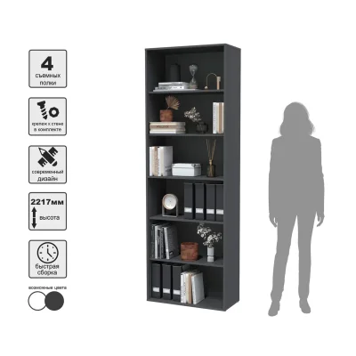 Шкаф SKILL-22, антрацит_4