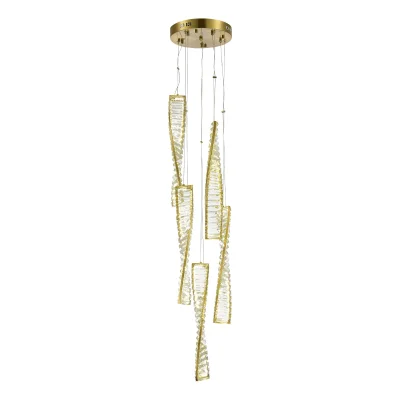 Светильник подвесной ST-Luce Латунь/Прозрачный LED 1*55W 4000K ELICA_2