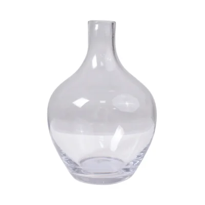 Ваза стеклянная FOAM, прозрачная, 13*20см фотография