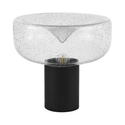 Прикроватная лампа ST-Luce Черный/С пузырьками воздуха E27 1*40W RIPPLE_2