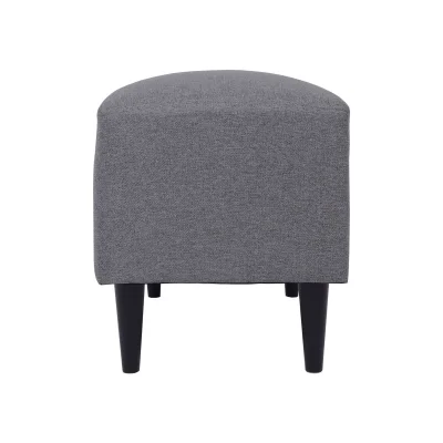 Пуф Тайвас Prince ash, серый (черные опоры)_3