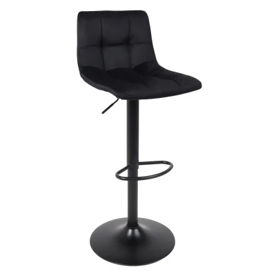 Кресло барное РОЙ GB, Seven 035 черный велюр/черный_1