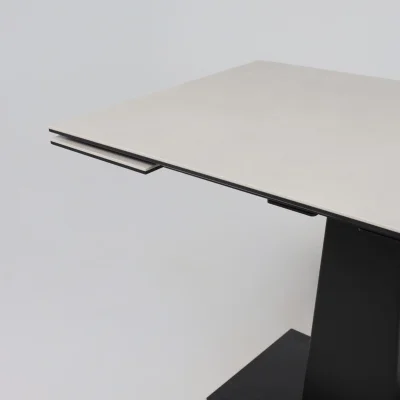 Стол AV 2119, МДФ+керамика, раздвижной 1200 (1800)*800 серый, матовый CARMEN LIDHT GREY/черный_13