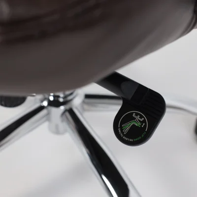 Кресло поворотное KING A, мультиблок, натуральная кожа, темно-коричневый_13