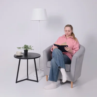 Светильник SHADOW, напольный, E27, белый_3