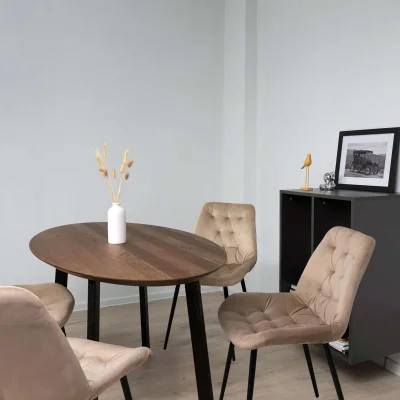 Стул AV 435, капучино бархат H-65/черный_14