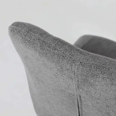 Стул SMART-R 360, g22 GRAPHITE шенилл LUX - d10 HEMATITE LUX\черный_13