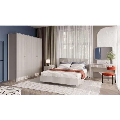 Н.м. "DALIA" кровать LOZ160х200 с мягким элементом М, к.Персидский жемчуг/ф.Персидский жемчуг_2