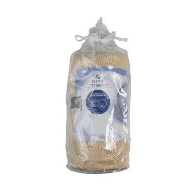 Плед  детский вязаный"BUNNY"110*140 см, цв.лен_4