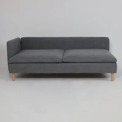 Модуль трехместный Линту + кресло Линту + подлокотник Линту, серый _11