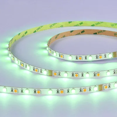 Светодиодная лента SMD5050 - 17.28W/M RGB+4000K 300Lm Ra>90 IP20 L5000xW10xH- 24V Светодиодные ленты_7