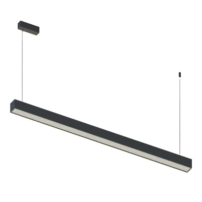 Светильник подвесной Черный LED 1*35W 4000K 962Lm Ra>80 120°IP20 L1120xW50xH60 180-220V Подвесные светильники фотография