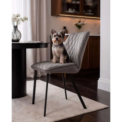 Стул Rafael M, b22 GREY LUX\черный_4