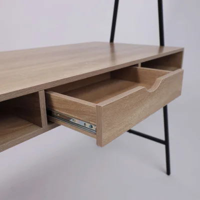 Стол письменный VECTOR, светлый дуб/черный металл, 1390*600*1400_13