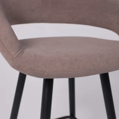 Стул барный BARNY-R 900, b05 LATTE LUX\черный_8