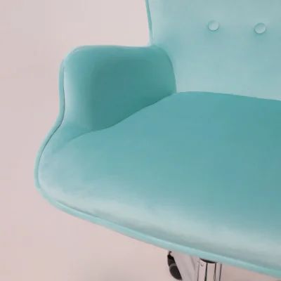 Кресло поворотное BELLA, велюр/мятный_23