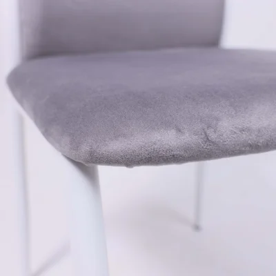 Стул DENVER, светло-серый велюр HLR-20/белый_5