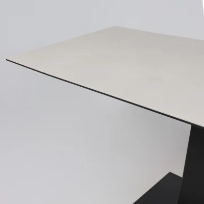 Стол AV 2119, МДФ+керамика, раздвижной 1200 (1800)*800 серый, матовый CARMEN LIDHT GREY/черный_15