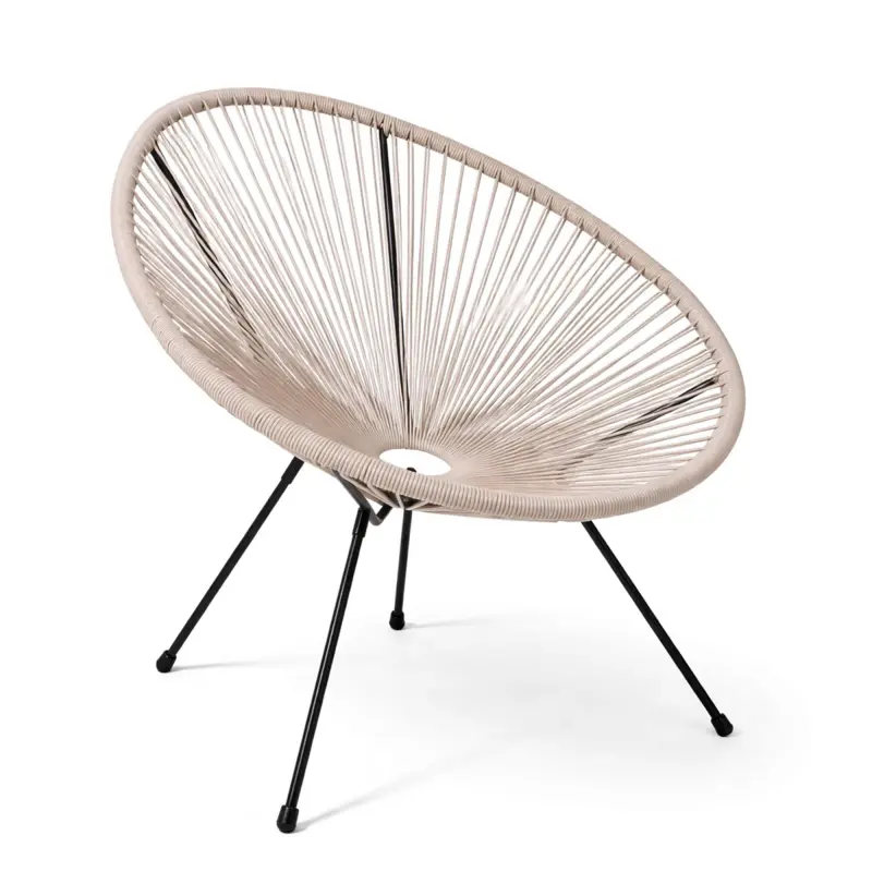 Кресло садовое RIMINI, иск.ротан, коричневый фотография