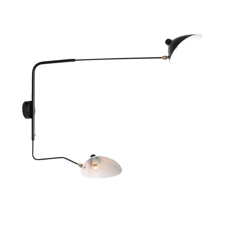 Светильник настенный ST-Luce Черный/Черный, Белый E27 2*60W SPRUZZO_preview_6