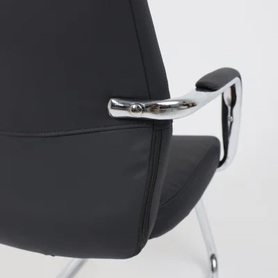 Стул VELLA, черная экокожа/хромированный металл_11