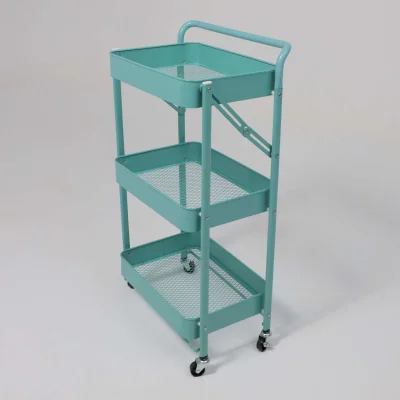 Этажерка NIKA, голубая (бирюзовый)_3
